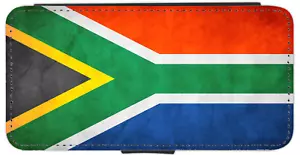 South Africa African National flag iPhone Pixel Galaxy Grunge Printed Flip Case - Picture 1 of 9