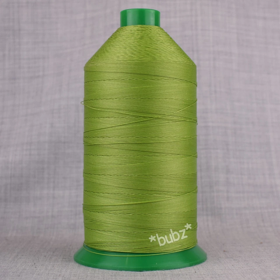 BONDED NYLON STRONG SEWING THREAD 20s BIG 3,000m SPOOL GREEN 20 TKT LEATHER WORK - Image 1 of 1