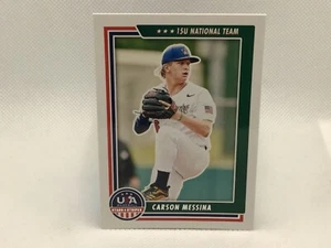 2022 Panini USA Stars & Stripes Carson Messina #89 - Picture 1 of 2
