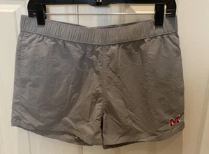 University of Mississippi Ole Miss Gray Shorts Womens Sz Large NWT Logo Workout - Picture 1 of 8