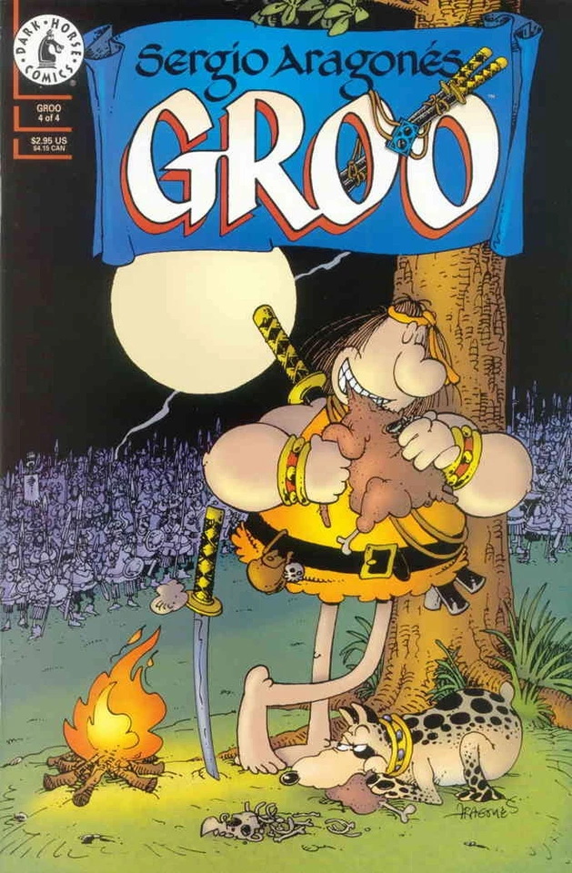 Groo (Dark Horse) #4 en estado bastante bueno; Dark Horse | Última edición de Sergio Aragones - con bolsa + tablero Foto 1 de 1