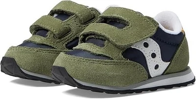 Nuevo en Caja Saucony Jazz Gancho y Lazo Tenis Oliva Azul Marino Dorado Unisex Niños Pequeños Zapatos 6.5 Foto 1 de 4