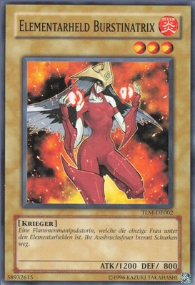 YuGiOh Elementar-HELD Burstinatrix TLM-DE002 Common NM unl. - Bild 1 von 2