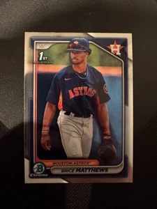 2024 Bowman - Chrome Prospects Brice Matthews #BCP-69 (RC) - Picture 1 of 2