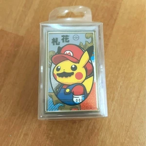 NUOVA carta da gioco Pikachu Mario Pokemon Hanafuda Nintendo mai aperta - Foto 1 di 3