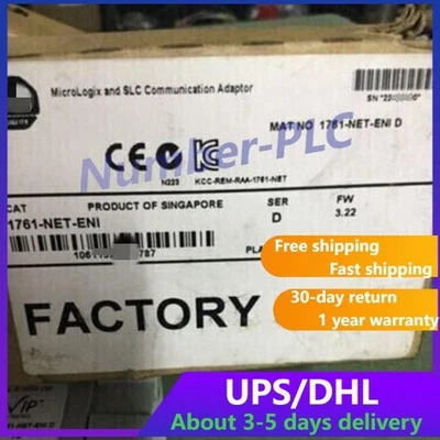 1761-NET-ENI MICROLOGIX AND SLC COMMUNICATION NEW FedEx or DHL - Image 1 of 4