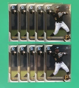 (x10) Termarr Johnson 2022 Bowman Draft 1er Lote de 10 Cartas #BDC-130 Piratas - Imagen 1 de 2
