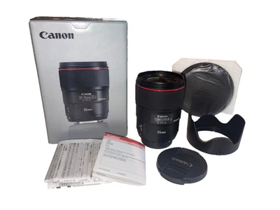 Canon EF 35mm 35 f/1.4 f/1.4L f1.4L f1.4 L II 2 USM - Sharp & Fast! USA Model - Image 1 of 4
