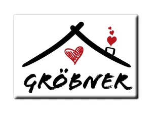 Gröbner Kühlschrankmagnet Familie Name Nachname Love Geburtstag Grad Gift - Picture 1 of 9