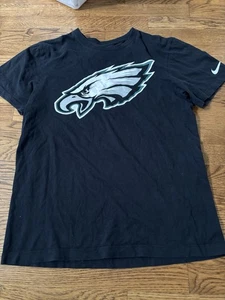 Camiseta Nike Philadelphia Eagles Camiseta Nike Para Hombre Talla Pequeña Negra Logo - Imagen 1 de 6
