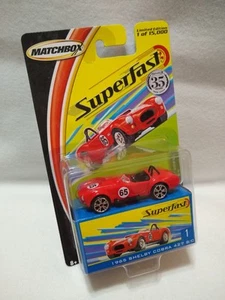 Matchbox 35th Superfast #1 1965 Shelby Cobra 427 S/C 🔴 With Collectors Box - Picture 1 of 5