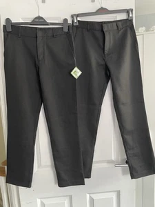 2 X Black Trousers - Picture 1 of 3