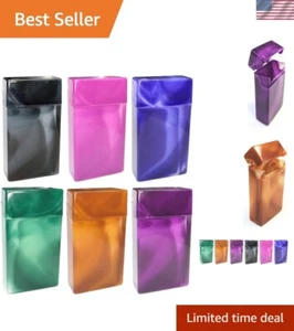 Durable Hard Plastic Cigarette Box for 100mm Cigarettes - Assorted Colors - Picture 1 of 11