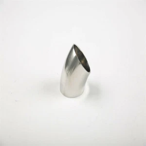 Car 2.5"/2.5inch 45°Degree Stainless Steel Welded Bend Tube Exhaust Elbow Pipe - Picture 1 of 7