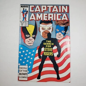 Marvel Comics Captain America #336 VF 1987 Falcon The Search for Steve Rogers - Picture 1 of 8