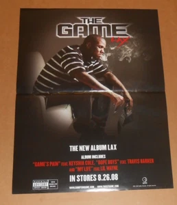 The Game LAX Poster Promo 2008 Original 18x24 Hip-Hop RARE Jayceon Terrell Taylo - Picture 1 of 2