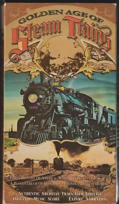 STEAM TRAINS The Golden Age VHS Used - Image 1 of 2