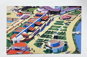 Tarjeta postal de construcción agrícola de la Feria Mundial de Chicago 1933 Century of Progress - Imagen 1 de 2