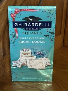 Ghirardelli White Chocolate Sugar Squares Cookies 6.7oz New Holiday Christmas - Picture 1 of 3
