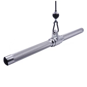  Revolving LAT Pulldown Straight Bar for Gym Cable Machines Pulley System - Picture 1 of 7