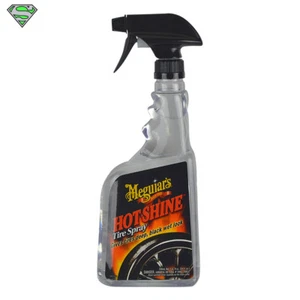 Meguiars Hot Shine High Gloss Tyre Tire Spray 710mL G12024 Deep Black Wet Look - Picture 1 of 2