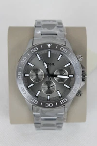 Fossil BQ2491 Herrenuhr Bannon Multifunktion Edelstahl Grau, 5 ATM, Geschenkbox - Bild 1 von 1