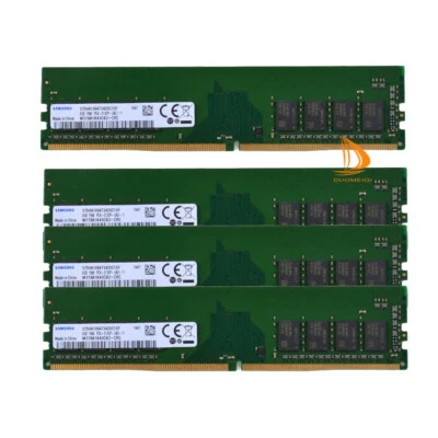 For Samsung 4x 8GB 1RX8 DDR4 2133P PC4-17000mhz 288pin 1.2V Desktop Memory RAM - Image 1 of 4