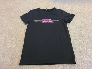 HENRI BENDEL T-SHIRT M/L BLACK PINK WOMEN'S - Picture 1 of 6
