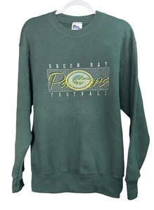 Vintage 90s Green Bay Packers Unisex NFL Pullover Embroidered Sweatshirt, Medium - Picture 1 of 7