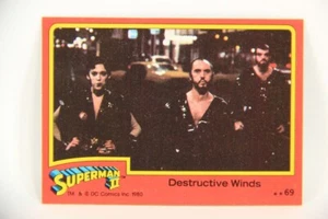 Superman 2 Topps 1980 Trading Card #69 Destructive Winds ENG L017210 - Picture 1 of 2