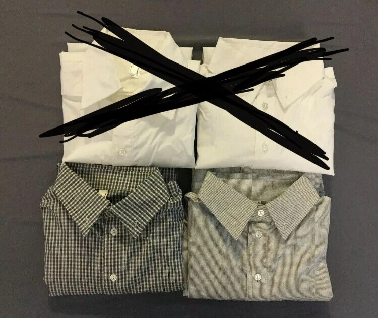 Lot of 2 NEW American Apparel Unisex LS Button Up Shirts Italian Cotton XXS - Image 1 of 1
