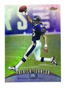 1998 Topps Finest No Protector Refractor #139 Patrick Johnson RC Ravens - Picture 1 of 2