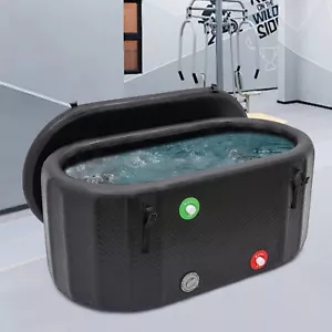 Bañera inflable 275L bañera de hielo para adultos tubo de baño independiente con bomba - Imagen 1 de 24