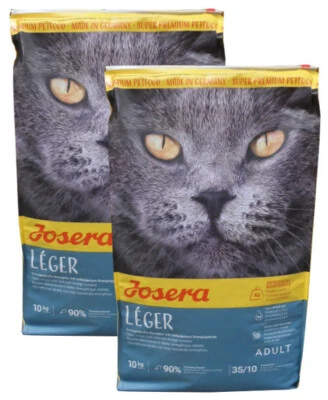2x10kg Josera Léger Adult Light Leger Katzenfutter