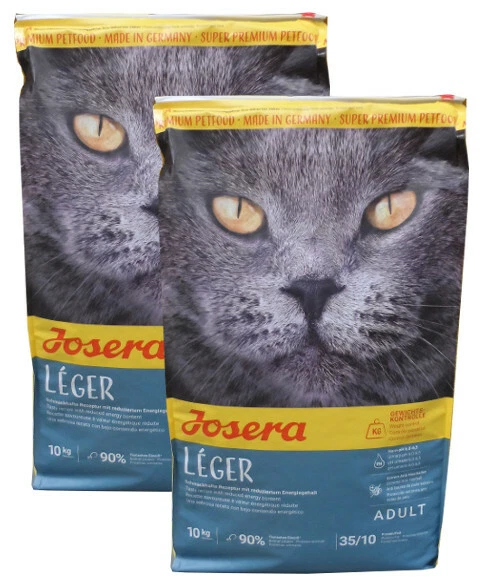 2x10kg Josera Léger Adult Light Leger Katzenfutter