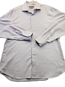 Camisa de vestir manga larga colección Corneliani púrpura claro para hombre talla 16 41 - Imagen 1 de 12