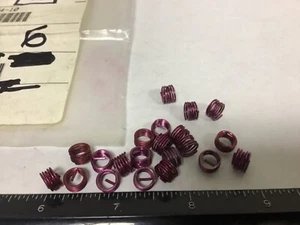 Qty (20) 1/4-28 X 1D (.250") Stainless Screw Lock Inserts, MS21209F4-10 - Picture 1 of 3