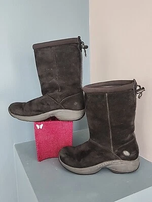 Merrell Primo Botas de Nieve Chill Gamuza Forradas de Piel Negras Cálidas para Mujer 8.5 M  Foto 1 de 4