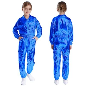Unisex Kids Sweatsuit Outwear Outfits Collar Dancewear Athletic Sparkly Sport - Picture 1 of 143
