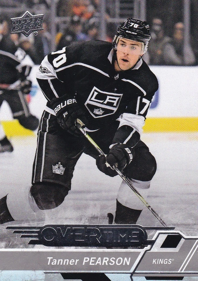 TANNER PEARSON 2018-19 18-19 UPPER DECK WAVE 1 OVERTIME BASE #21 KINGS - Image 1 of 1