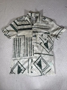 REISS lightweight/ thin button down short sleeve summer shirt size small  - Picture 1 of 17