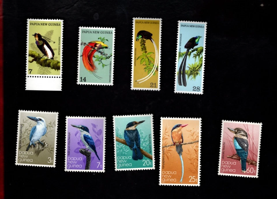 Papúa Nueva Guinea sc#365-8,529-33 (1973-81) Completo MNH Foto 1 de 1
