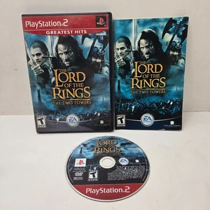 Lord of the Rings: The Two Towers (PlayStation 2 PS2, 2002) w/ Manual CIB TESTED - Picture 1 of 8