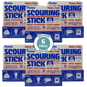 Pumie Pack Of 6 Pumice Stone For Toilet Cleaning, Heavy Duty Pumice Sc - Picture 1 of 7