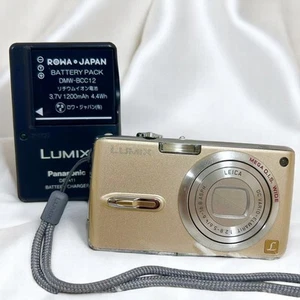 [Near Mint] Panasonic Lumix DMC-FX07 Gold 7.2MP Digital Camera Tested - Picture 1 of 15