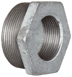 Amboss 8700131355 Gusseisen Rohrverschraubung, Sechskantbuchse, 2" NPT Außengewinde x 1" NPT - Bild 1 von 2