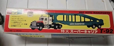 VINTAGE RARE DIAPET / YONEZAWA MACK SEMI TRUCK AUTO TRANSPORTER CAR CARRIER 1/50 - Image 1 of 4