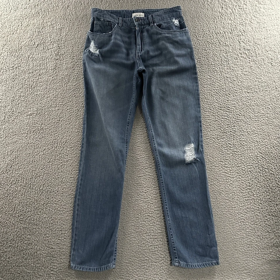 Женские джинсы Bella Dahl синие размер 26 средняя посадка сужающиеся искусственно состаренная хлопковая смесь - Изображение 1 из 4