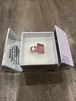 Кольцо Bomb Party Mental Health Awareness «Together We Rise» размер 5 серебристое - Изображение 1 из 4