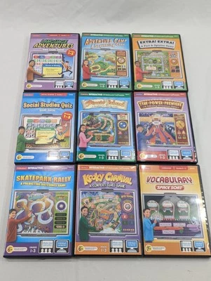 Lote de 9 CD de computadora Lakeshore Interactive Whiteboard grado 1-3 juego escolar en casa Foto 1 de 4